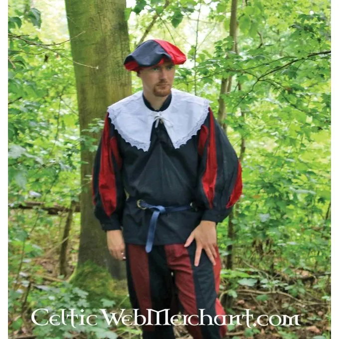 Leonardo Carbone Pavia Shirt, Schwarz-rot 2 Leonardo Carbone Pavia Shirt, Schwarz-rot – Bild 2