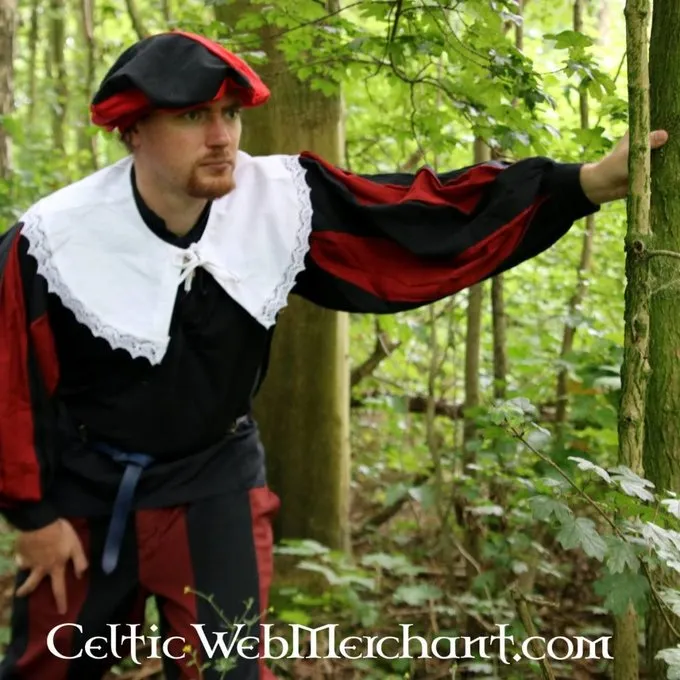 Leonardo Carbone Pavia Shirt, Schwarz-rot 6 Leonardo Carbone Pavia Shirt, Schwarz-rot – Bild 6