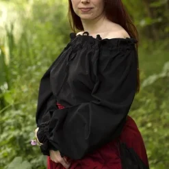 Epic Armoury Piraten-Bluse Reid, Schwarz -Angebote Wikinger Kleidung Store piraten bluse reid schwarz 3