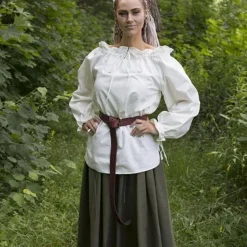 Epic Armoury Piraten-Bluse Reid, Weiß