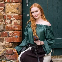 Leonardo Carbone Renaissance Bluse, Grün 8 Leonardo Carbone Renaissance Bluse, Grün -Angebote Wikinger Kleidung Store renaissance bluse gruen 2