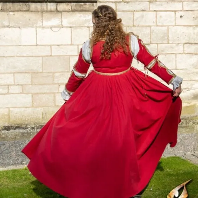Epic Armoury Renaissance -Kleid Lucrezia, Rot 6 Epic Armoury Renaissance -Kleid Lucrezia, Rot – Bild 6
