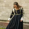 Epic Armoury Renaissance -Kleid Lucrezia, Schwarz