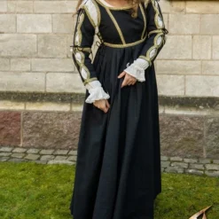 Epic Armoury Renaissance -Kleid Lucrezia, Schwarz -Angebote Wikinger Kleidung Store renaissance kleid lucrezia schwarz 5