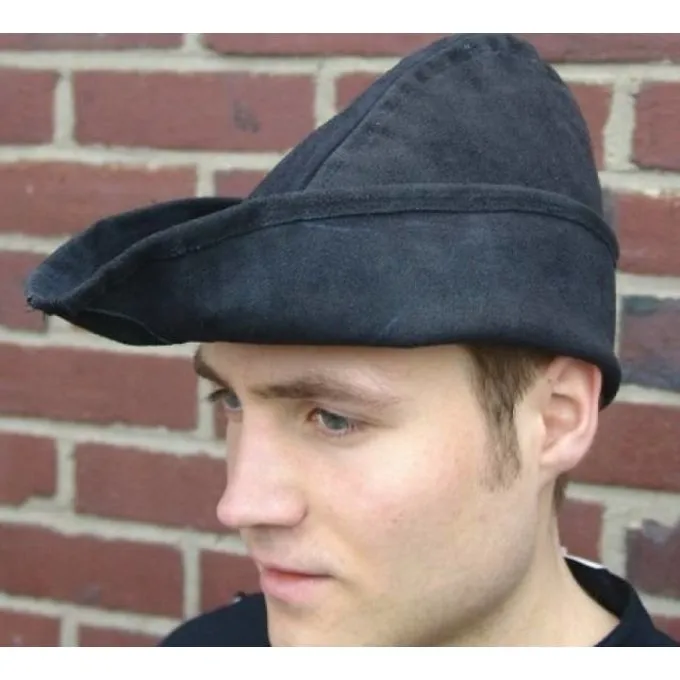 Leonardo Carbone Robin Hood, Leder, Schwarz 2 Leonardo Carbone Robin Hood, Leder, Schwarz – Bild 2