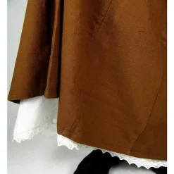 Leonardo Carbone Schürze Mit Spitze, Weiß -Angebote Wikinger Kleidung Store schuerze mit spitze weiss 2