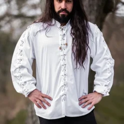 Leonardo Carbone Shirt Mit Schnüren