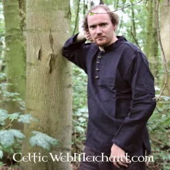 Leonardo Carbone Soldatenhemd, Schwarz