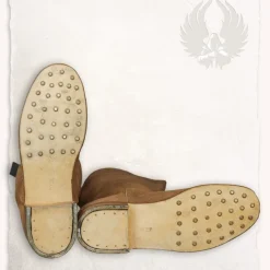 Mytholon Stiefel Mit Shoenails Laurenz Braun -Angebote Wikinger Kleidung Store stiefel mit shoenails laurenz braun 4