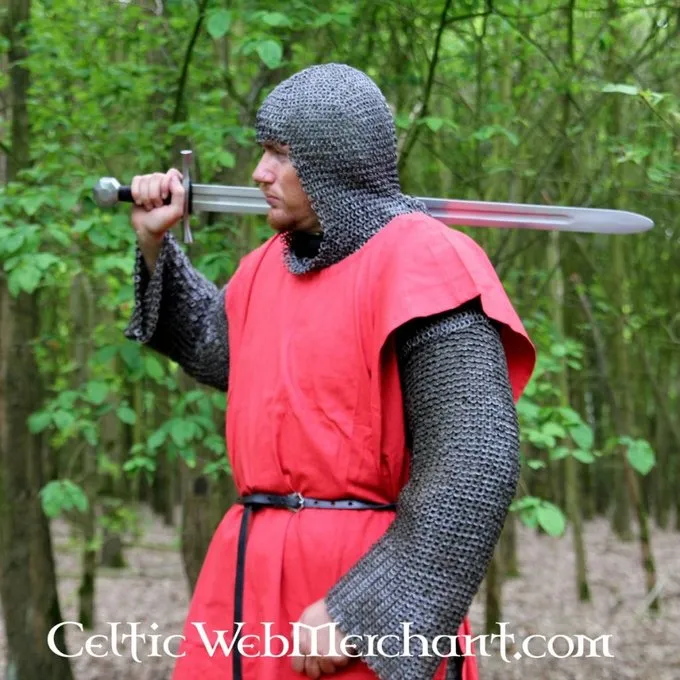 Leonardo Carbone Surcoat, Kariert, Weiß-rot 6 Leonardo Carbone Surcoat, Kariert, Weiß-rot – Bild 6