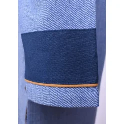 Thorsberg Tunika Fischgrät-Muster, Blau 9 Thorsberg Tunika Fischgrät-Muster, Blau -Angebote Wikinger Kleidung Store thorsberg tunika fischgraet muster blau 3