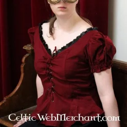 Leonardo Carbone Top Marta Rot 11 Leonardo Carbone Top Marta Rot -Angebote Wikinger Kleidung Store top marta rot 5