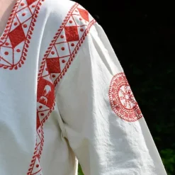 Tunica Manicata, Rot -Angebote Wikinger Kleidung Store tunica manicata rot 2