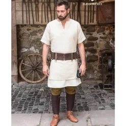 Burgschneider Tunika Aegir, Natürliche -Angebote Wikinger Kleidung Store tunika aegir natuerliche 3