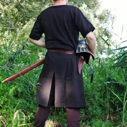 Leonardo Carbone Tunika Edgar, Braun / Schwarz -Angebote Wikinger Kleidung Store tunika edgar braun schwarz 4