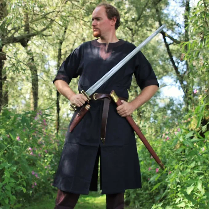 Leonardo Carbone Tunika Edgar, Schwarz / Braun 6 Leonardo Carbone Tunika Edgar, Schwarz / Braun – Bild 6