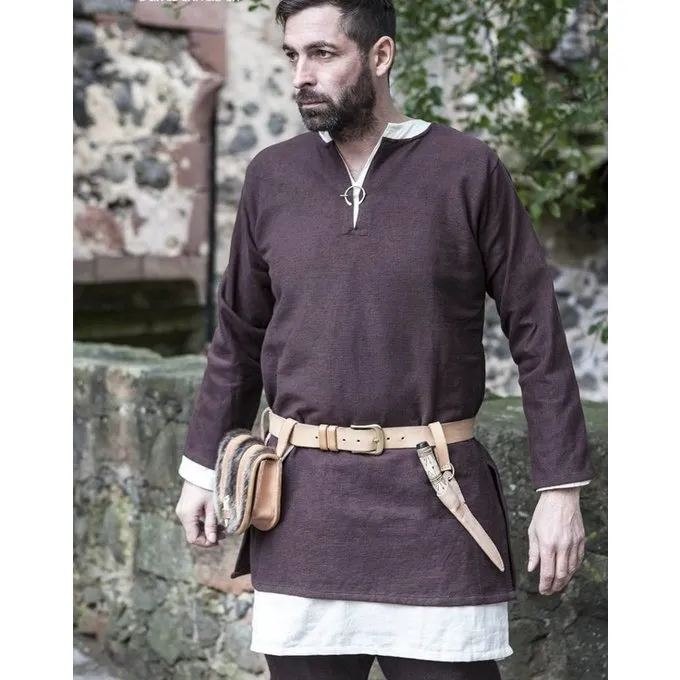 Burgschneider Tunika Erik, Braun 2 Burgschneider Tunika Erik, Braun – Bild 2
