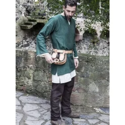 Burgschneider Tunika Erik, Grün -Angebote Wikinger Kleidung Store tunika erik gruen 3