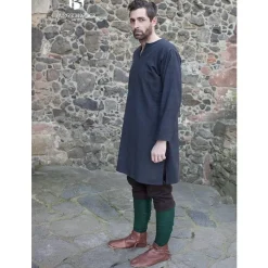Burgschneider Tunika Leif, Schwarz 7 Burgschneider Tunika Leif, Schwarz -Angebote Wikinger Kleidung Store tunika leif schwarz 3