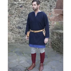 Burgschneider Tunika Lodin, Blau -Angebote Wikinger Kleidung Store tunika lodin blau 2