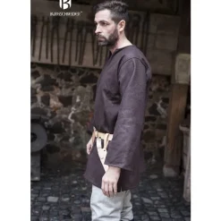 Burgschneider Tunika Lodin, Braun -Angebote Wikinger Kleidung Store tunika lodin braun 3