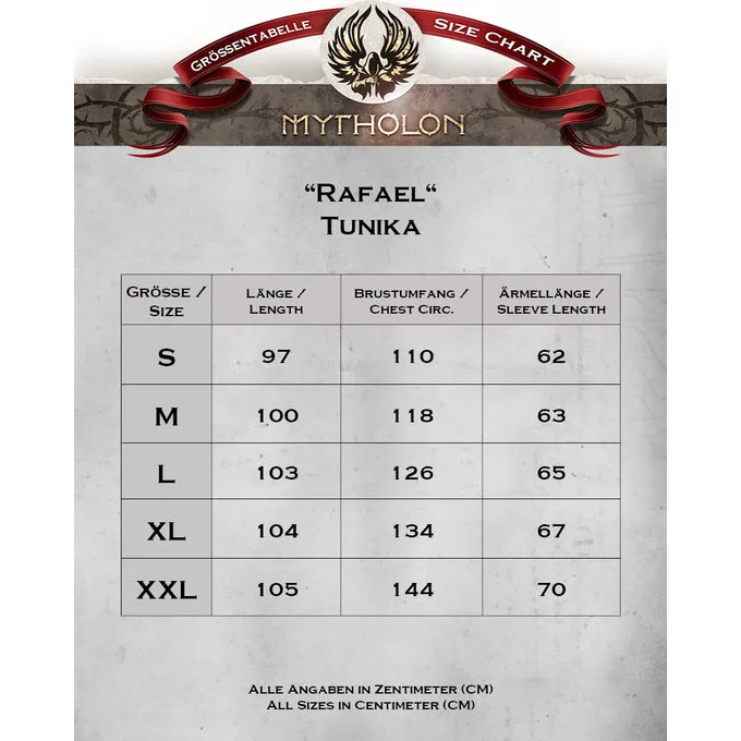 Mytholon Tunika Rafael Fischgrät-Muster, Rot 3 Mytholon Tunika Rafael Fischgrät-Muster, Rot – Bild 3