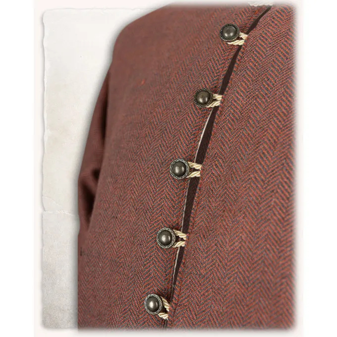 Mytholon Tunika Rafael Fischgrät-Muster, Rot 5 Mytholon Tunika Rafael Fischgrät-Muster, Rot – Bild 5