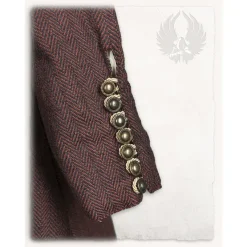 Mytholon Tunika Rafael Fischgrät-Muster, Rot 11 Mytholon Tunika Rafael Fischgrät-Muster, Rot -Angebote Wikinger Kleidung Store tunika rafael fischgraet muster rot 5