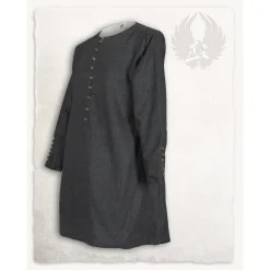 Mytholon Tunika Rafael Fischgrät-Muster, Schwarz