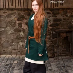 Burgschneider Tunika Schild-Mädchen Hyria Wolle, Grün