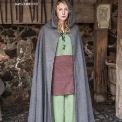 Burgschneider Umhang Hibernus, Grau -Angebote Wikinger Kleidung Store umhang hibernus grau 4