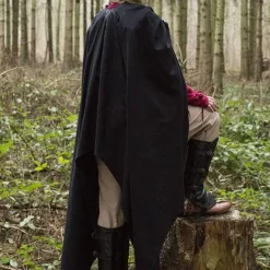 Epic Armoury Umhang Jaimie, Schwarz -Angebote Wikinger Kleidung Store umhang jaimie schwarz 5