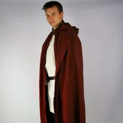 Leonardo Carbone Umhang Mit Langer Kapuze