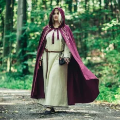 Leonardo Carbone Umhang Serafina, Rot -Angebote Wikinger Kleidung Store umhang serafina rot 2