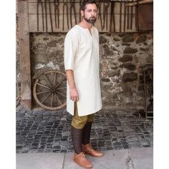 Burgschneider Undertunic Lofar, Halblangen Ärmeln 6 Burgschneider Undertunic Lofar, Halblangen Ärmeln -Angebote Wikinger Kleidung Store undertunic lofar halblangen aermeln 2
