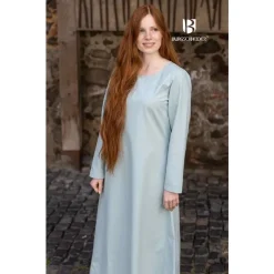 Burgschneider Unterkleid Freya, Hellblau -Angebote Wikinger Kleidung Store unterkleid freya hellblau 2