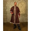 Mytholon Viking Kaftan Mit Fell, Braun
