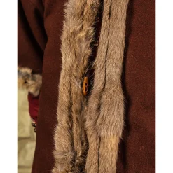 Mytholon Viking Kaftan Mit Fell, Braun -Angebote Wikinger Kleidung Store viking kaftan mit fell braun 4