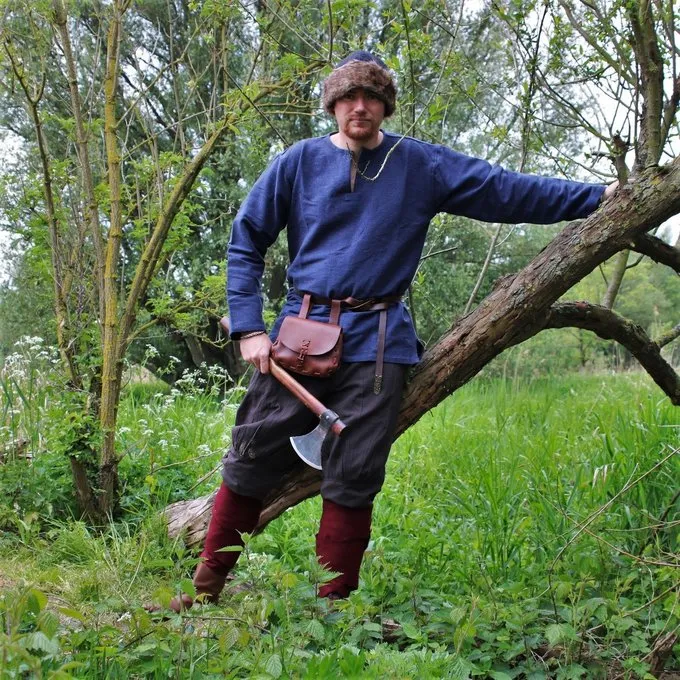 Leonardo Carbone Viking Tunika Hans, Blau 6 Leonardo Carbone Viking Tunika Hans, Blau – Bild 6