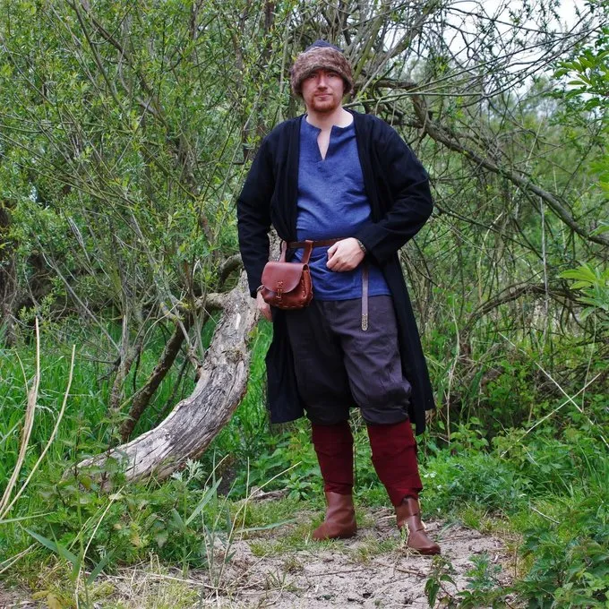 Leonardo Carbone Viking Tunika Hans, Blau 1 Leonardo Carbone Viking Tunika Hans, Blau