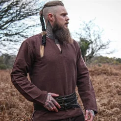 Leonardo Carbone Viking Tunika Hans, Braun