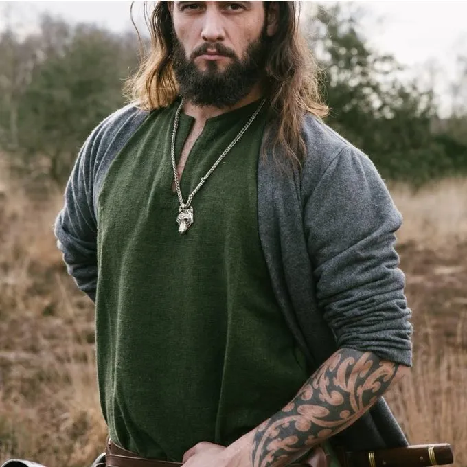 Leonardo Carbone Viking Tunika Hans, Grün 3 Leonardo Carbone Viking Tunika Hans, Grün – Bild 3