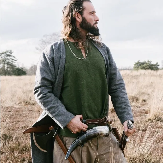 Leonardo Carbone Viking Tunika Hans, Grün 4 Leonardo Carbone Viking Tunika Hans, Grün – Bild 4