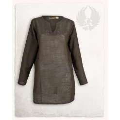 Mytholon Viking Tunika Tronde Leinen, Braun