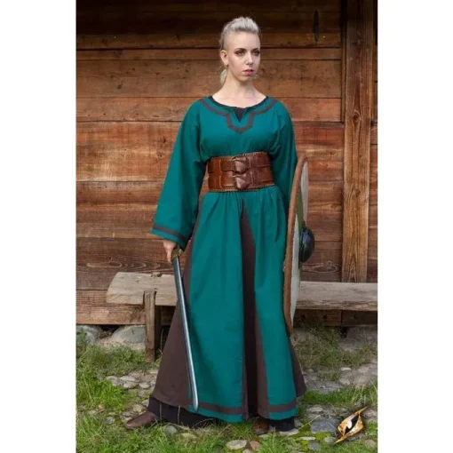 Epic Armoury Wikinger Kleid Astrid, Azurblau -Angebote Wikinger Kleidung Store wikinger kleid astrid azurblau