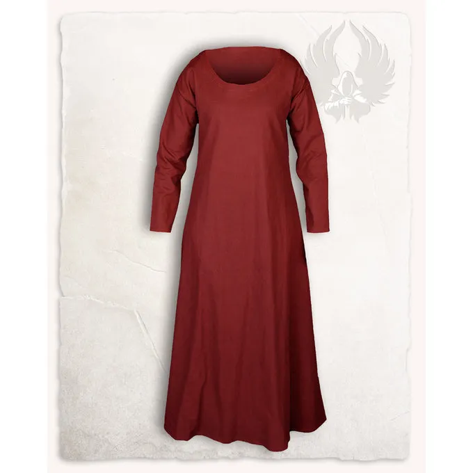 Mytholon Wikinger Kleid Lenora, Rot 2 Mytholon Wikinger Kleid Lenora, Rot – Bild 2
