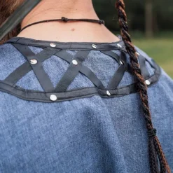 Leonardo Carbone Wikinger Tunika Farulfr, Blaugrau -Angebote Wikinger Kleidung Store wikinger tunika farulfr blaugrau 3