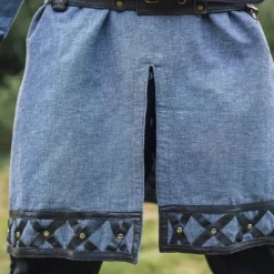 Leonardo Carbone Wikinger Tunika Farulfr, Blaugrau -Angebote Wikinger Kleidung Store wikinger tunika farulfr blaugrau 4