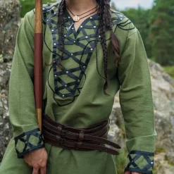 Leonardo Carbone Wikinger Tunika Farulfr, Grün 8 Leonardo Carbone Wikinger Tunika Farulfr, Grün -Angebote Wikinger Kleidung Store wikinger tunika farulfr gruen 2