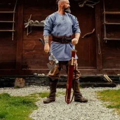 Leonardo Carbone Wikinger -Tunika -Torsten, Blau -Angebote Wikinger Kleidung Store wikinger tunika torsten blau 3